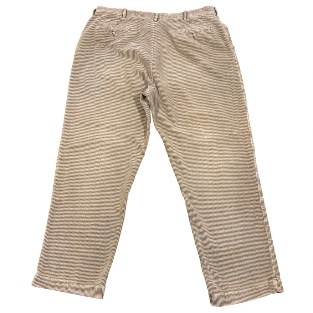 Vintage Polo By Ralph Lauren Men's Corduroy‎ Pants Sz 40/30 Tan Rn # 41381